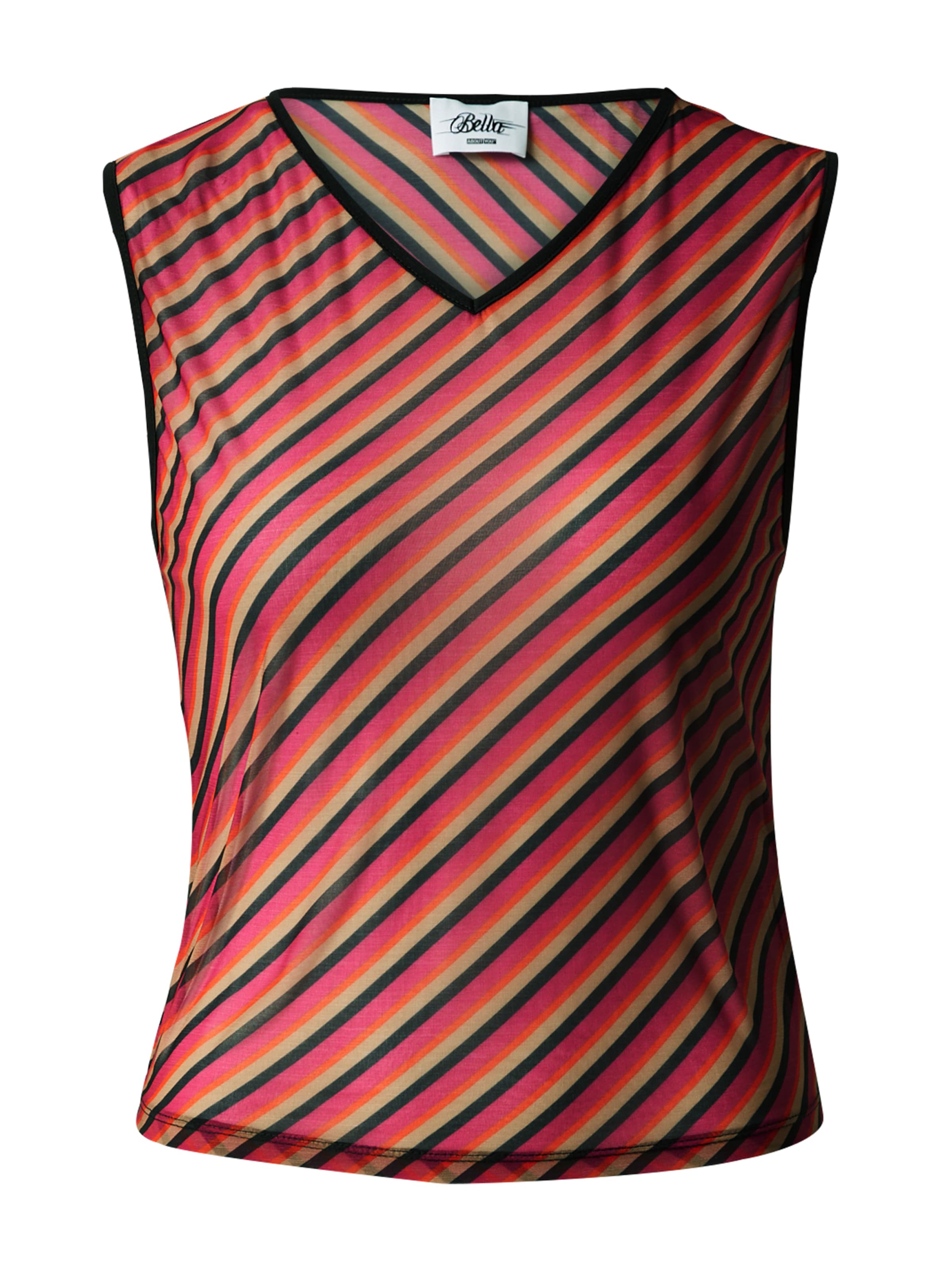 Bella x ABOUT YOU Topiņš 'Diana', krāsa - smilškrāsas / rozā / ugunssarkans / melns, Preces skats