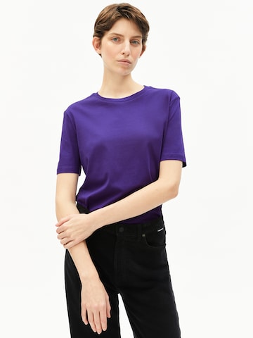 ARMEDANGELS T-Shirt LUALAA in Lila: Vorderseite