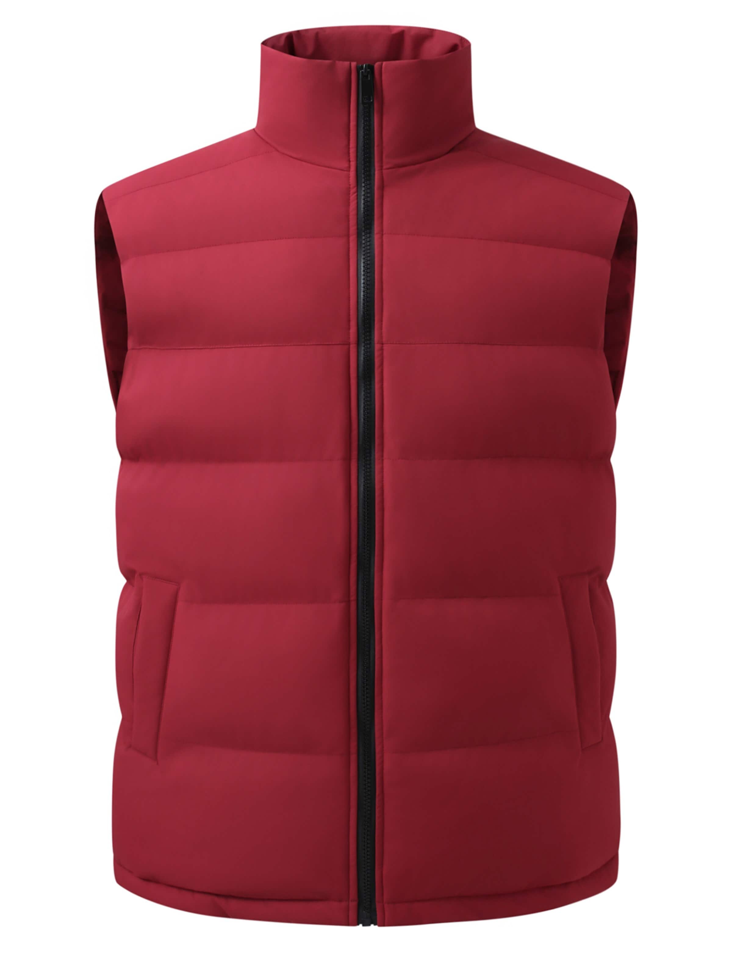 ALLTHEMEN Vest 'Wärmetrage' in Red: front
