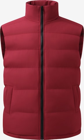 ALLTHEMEN Vest 'Wärmetrage' in Red: front