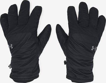 UNDER ARMOUR Sports gloves in Black: front