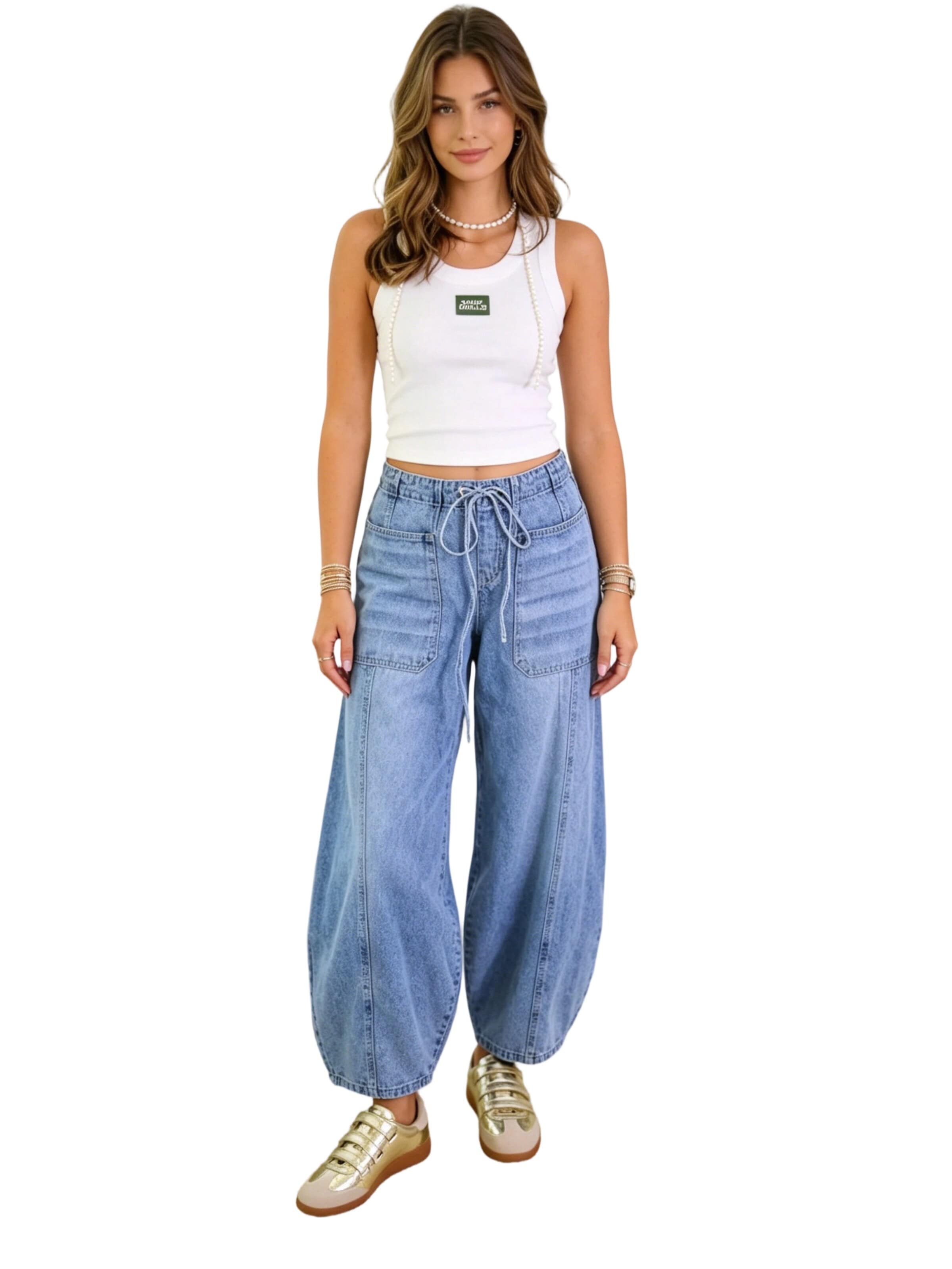 Yesfashion Regular Jeans in Blue: front
