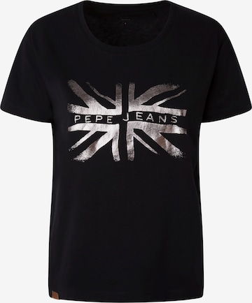 Pepe Jeans T-Shirt 'Lali' in Schwarz: predná strana