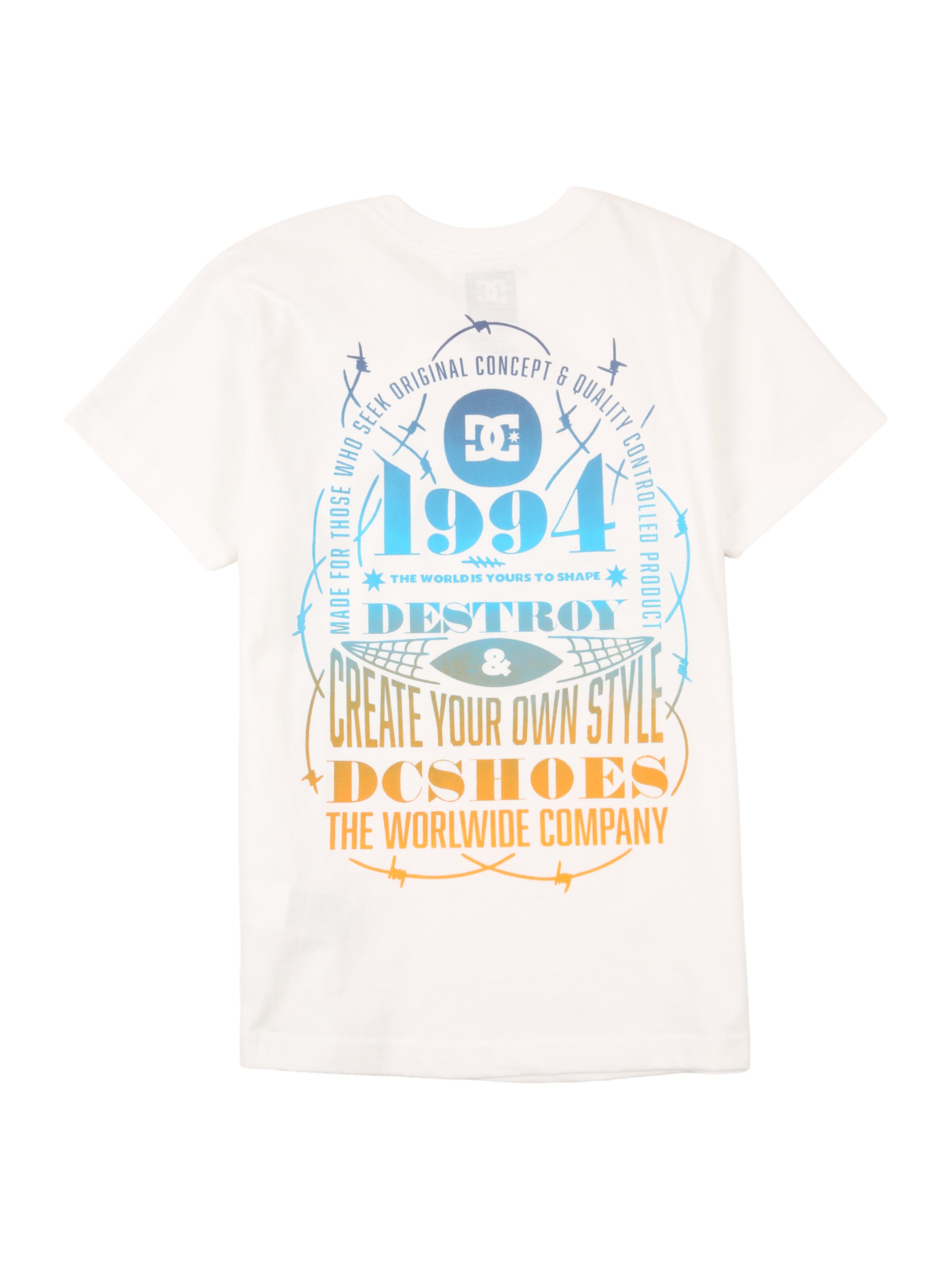 DC Shoes Λειτουργικό μπλουζάκι σε λευκό