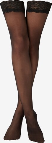 CALZEDONIA Hold-up stockings in Black: front