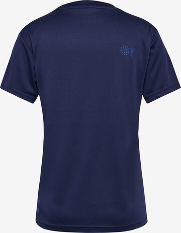 T-shirt fonctionnel 'Court' Hummel en bleu