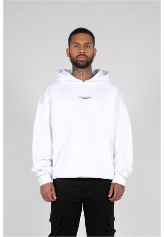 MJ Gonzales Sweatshirt in White: front