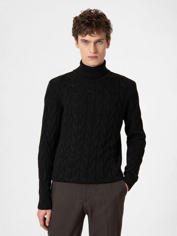Pull-over 'Flavio' Antioch en noir : devant