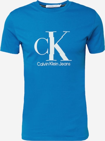 Calvin Klein Jeans Μπλουζάκι σε μπλε: μπροστά