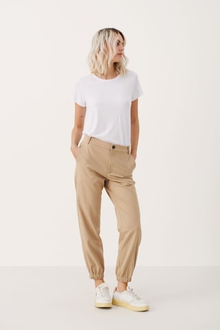 Part Two Tapered Pants ' Katja' in Beige