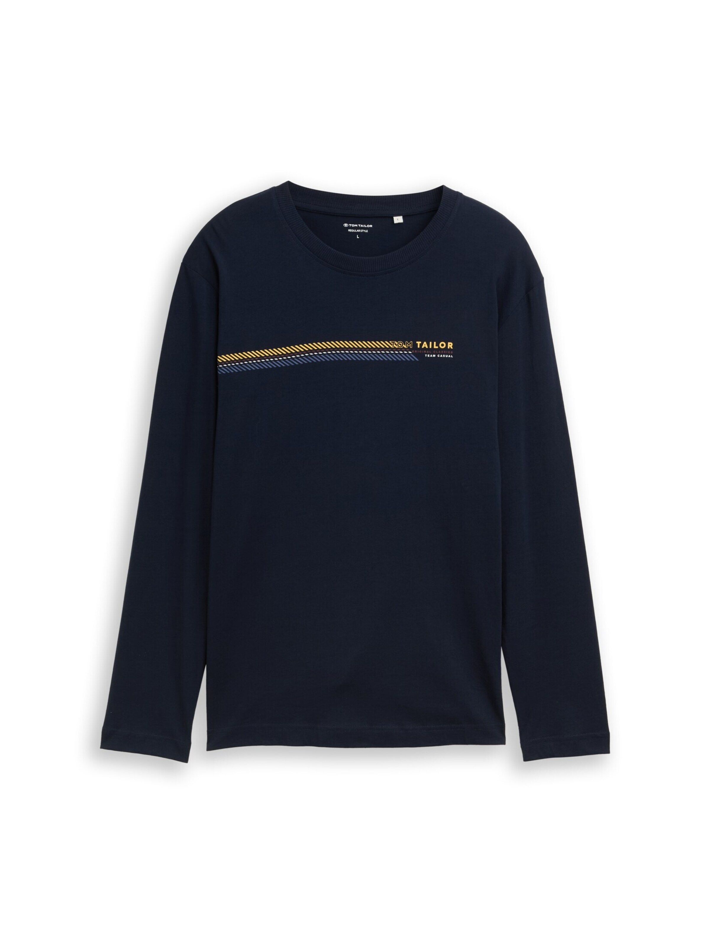 TOM TAILOR Shirt in Blue: front