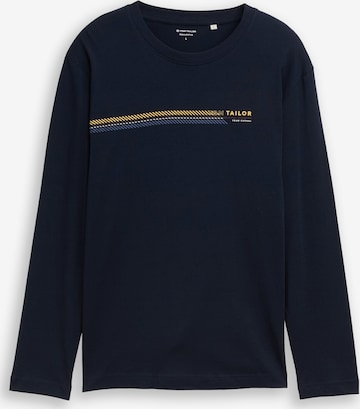 TOM TAILOR Shirt in Blue: front