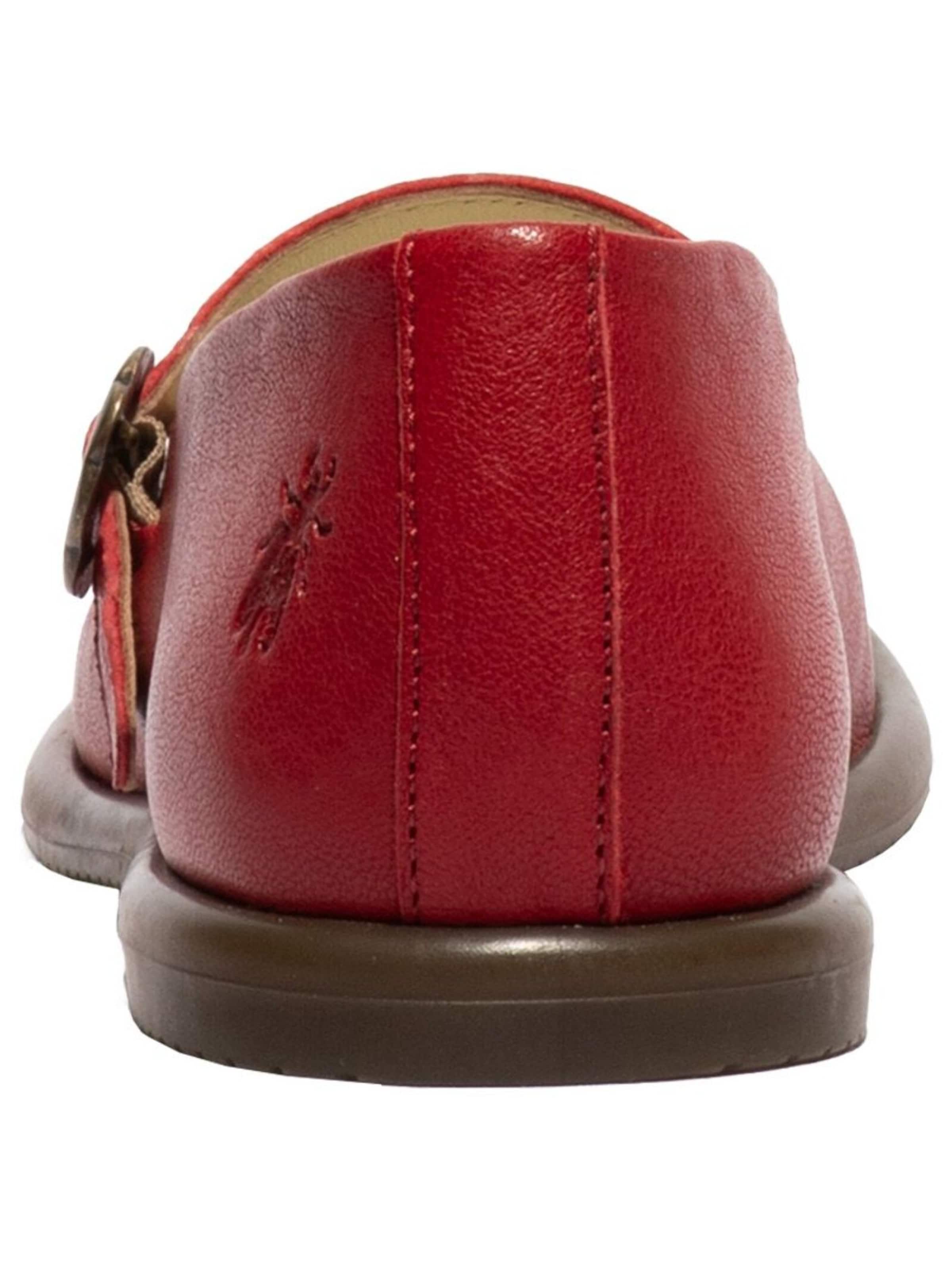 Ballerines à lanières FLY LONDON en rouge