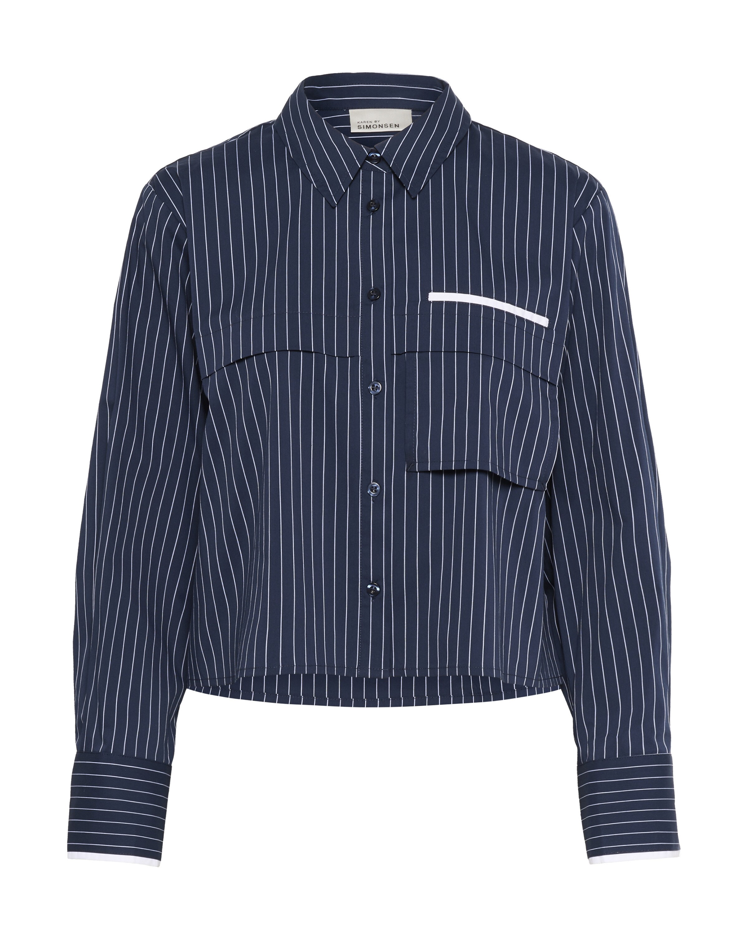 KAREN BY SIMONSEN Bluse 'Amy' i blå: forside