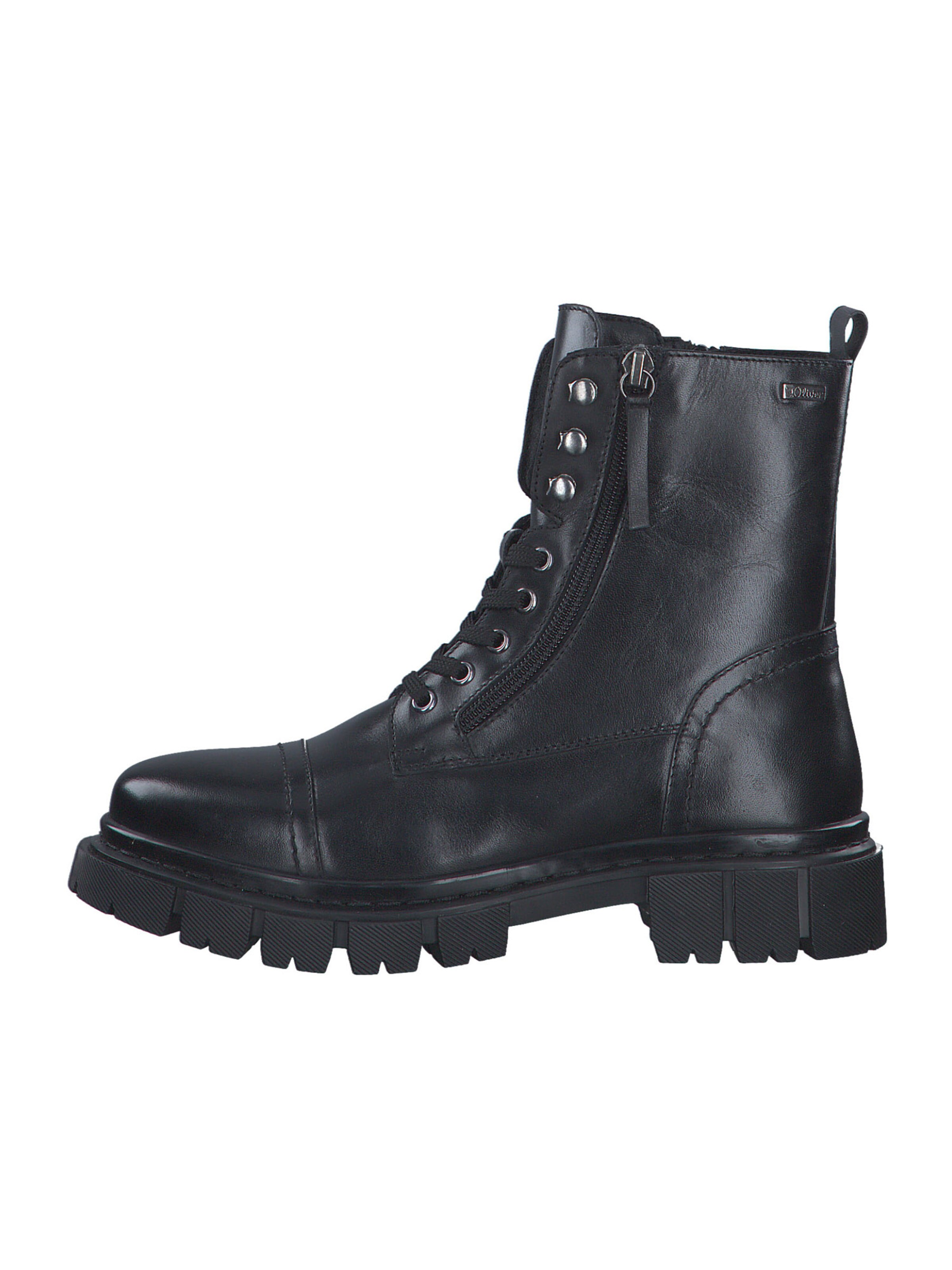 Bottines à lacets s.Oliver en noir