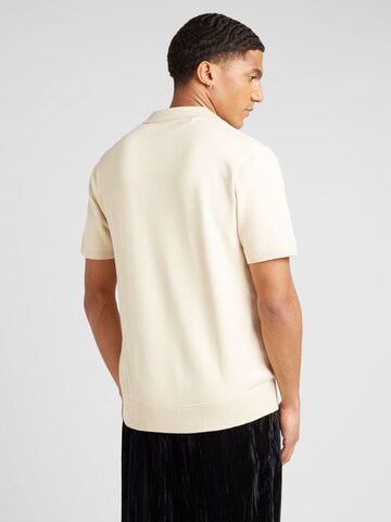 Pull-over 'Teller' SELECTED HOMME en beige