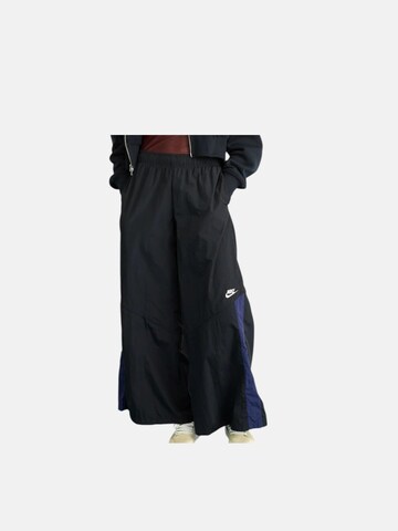 NIKE Regular Pants in Black: front