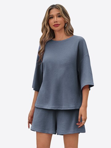 Imily Bela - Traje de pantalón en azul: frente