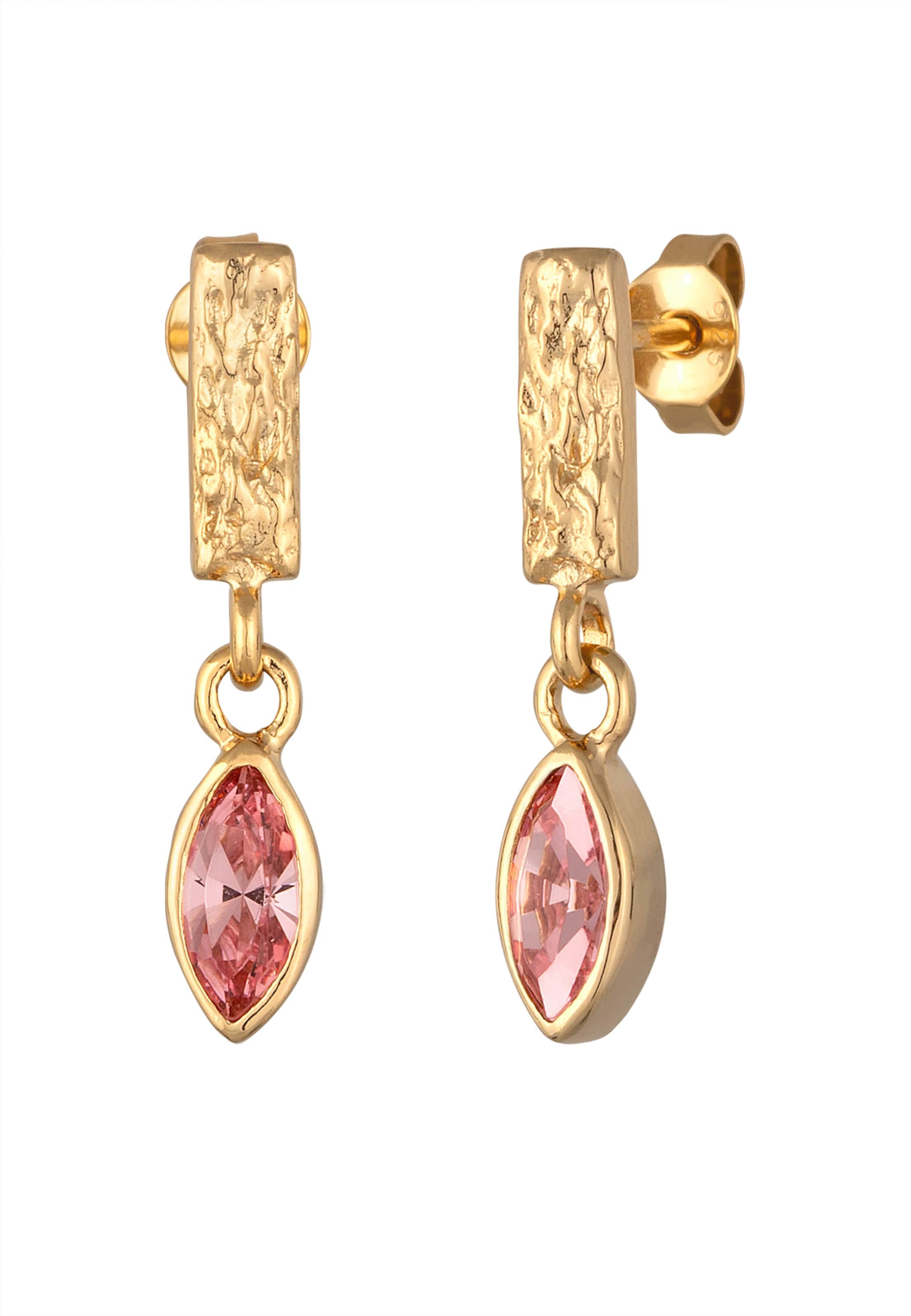 Boucles d'oreilles ELLI en or : devant