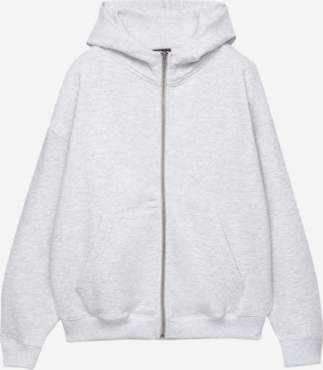 Pull&BearGornji dio trenirke - siva boja: prednji dio