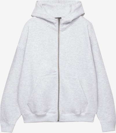 Pull&Bear Bluza rozpinana w kolorze nakrapiany szarym, Podgląd produktu