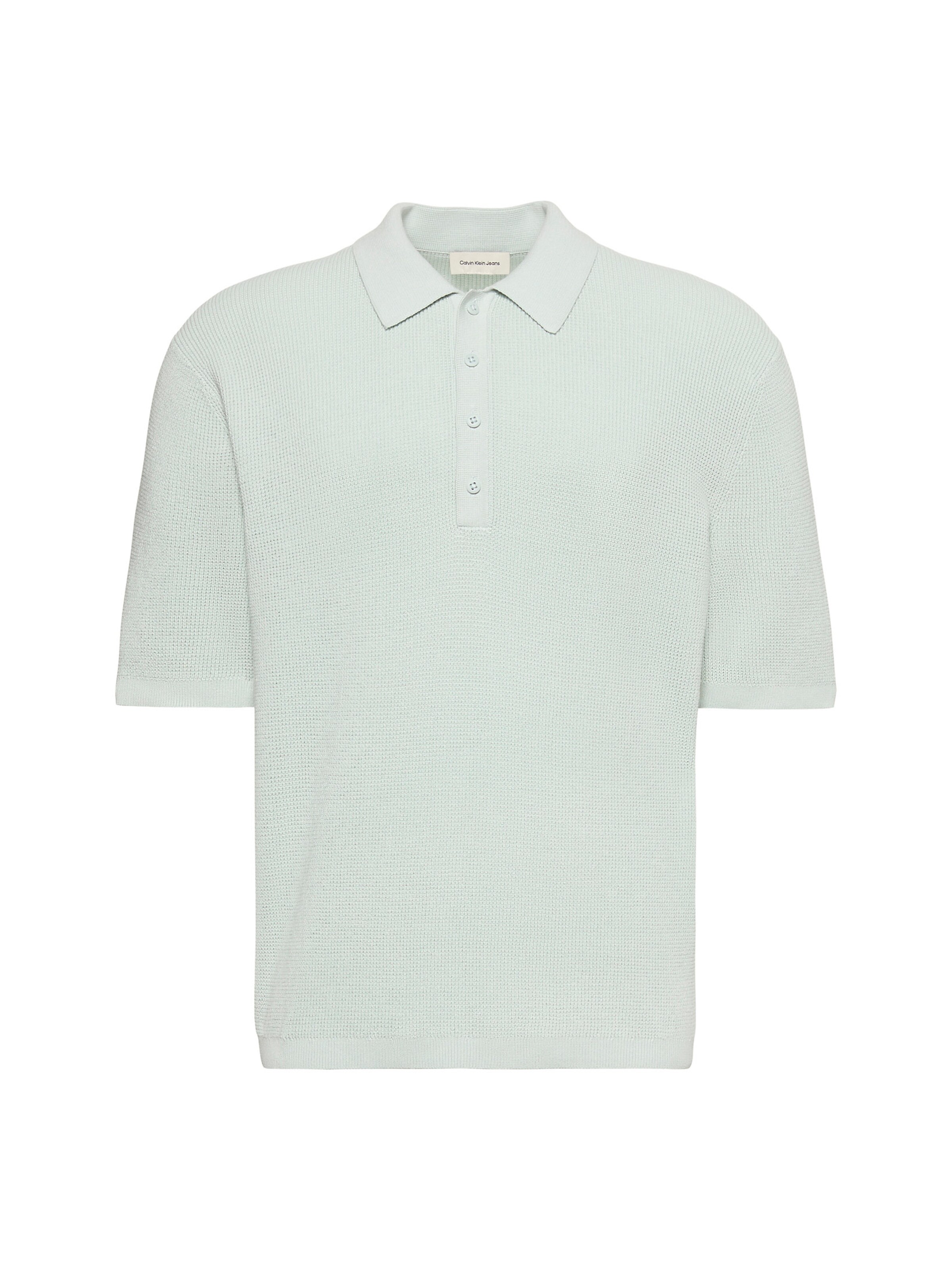 Pull-over Calvin Klein Jeans en vert : devant