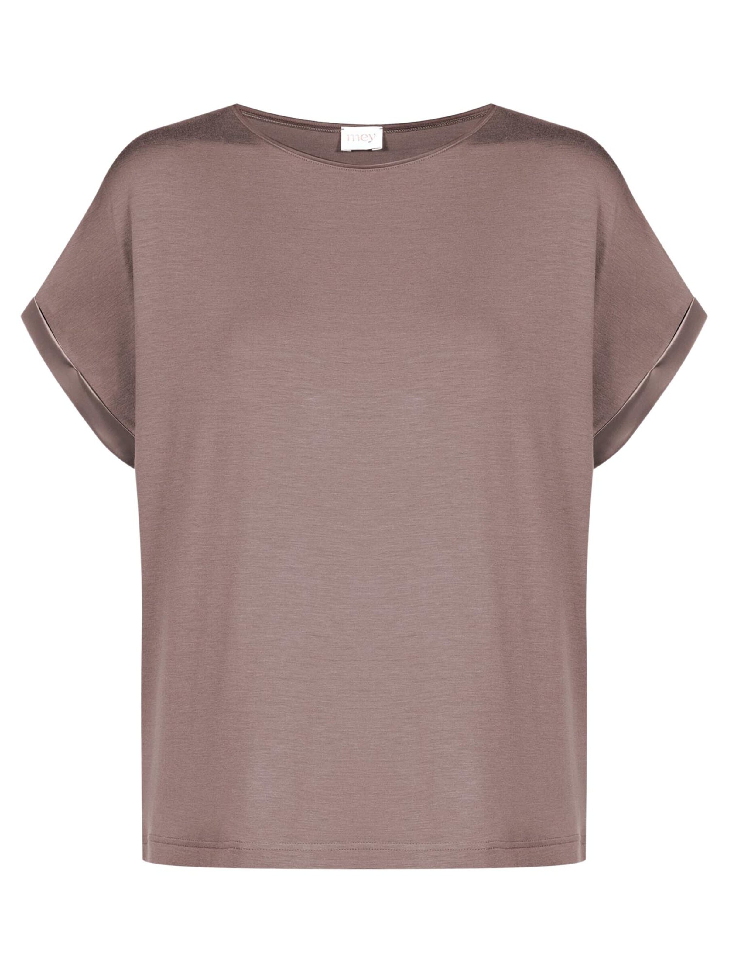 Mey Schlafshirt 'Pure Chic'‌ in Braun: Vorderseite