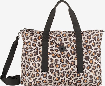 Joop Jeans - Weekend bag 'Giocoso Leo Lotte' em bege: frente