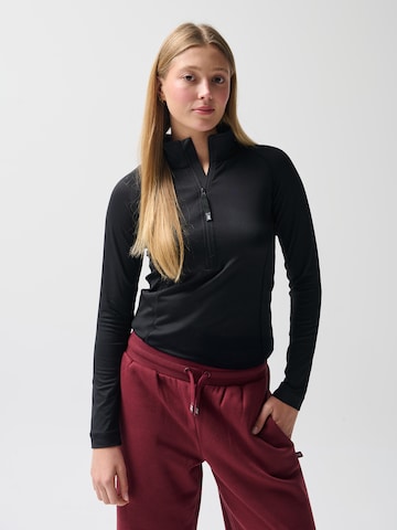 T-shirt NoWear en noir : devant
