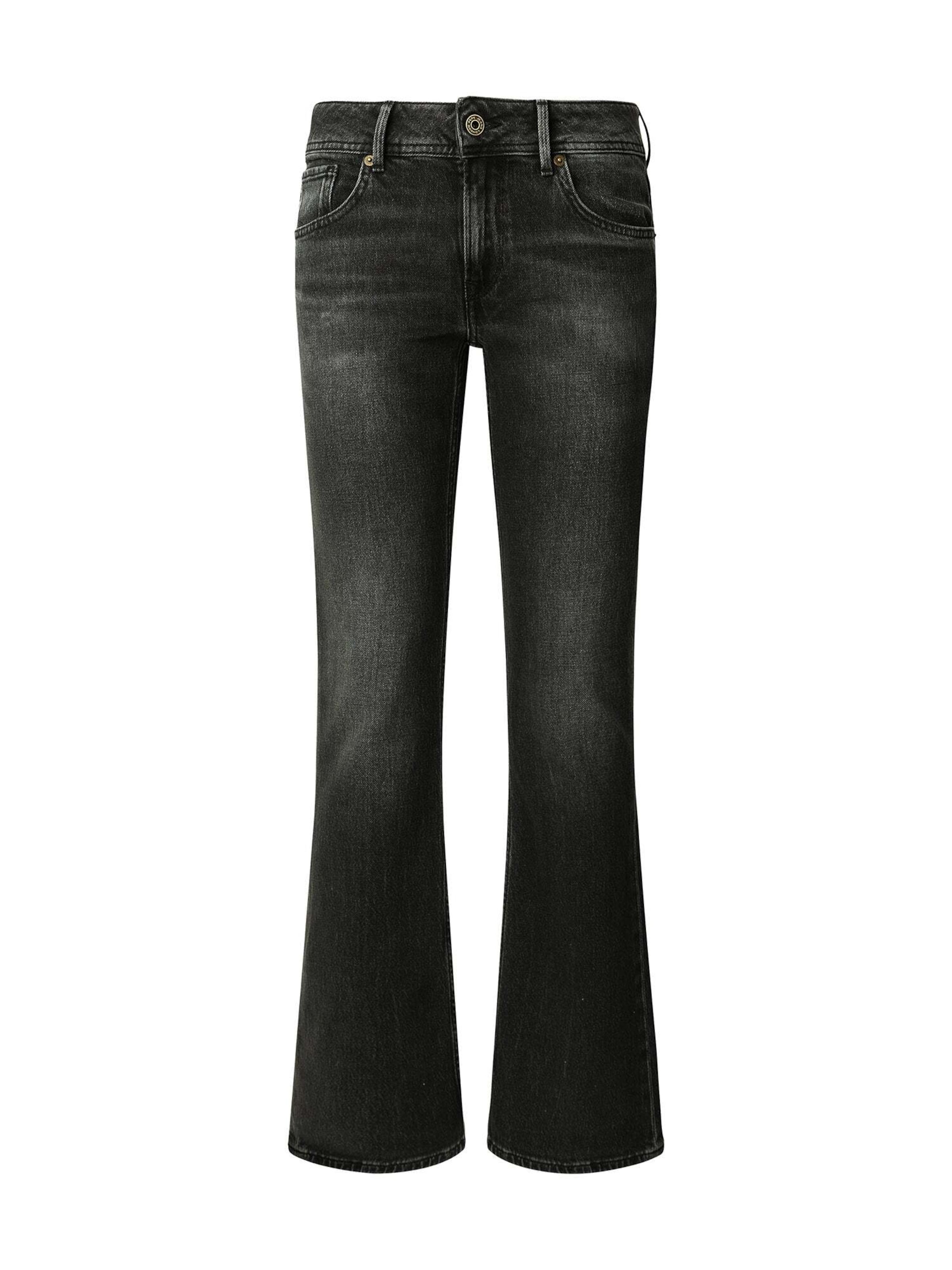Flared Jeans 'Pimlico' di Pepe Jeans in nero: frontale