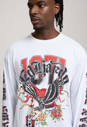 Ed Hardy Тениска '1971 Tattoo Eagle' в бяло