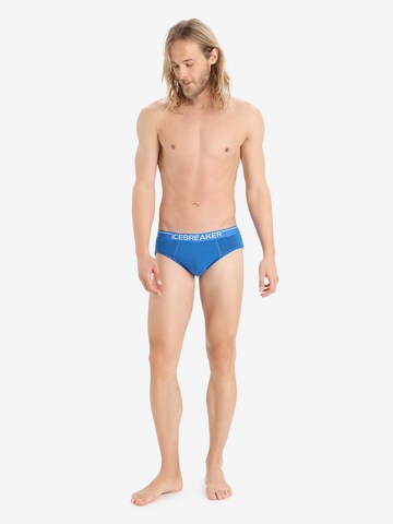 ICEBREAKER - Cueca desportiva 'ANATOMICA' em azul