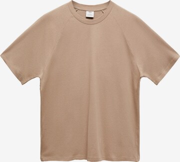 MANGO MAN Shirt 'CIRCO' in Beige: voorkant