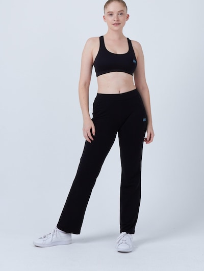 SPORTKIND Workout Pants 'Trainingshose lang' in Black, Item view