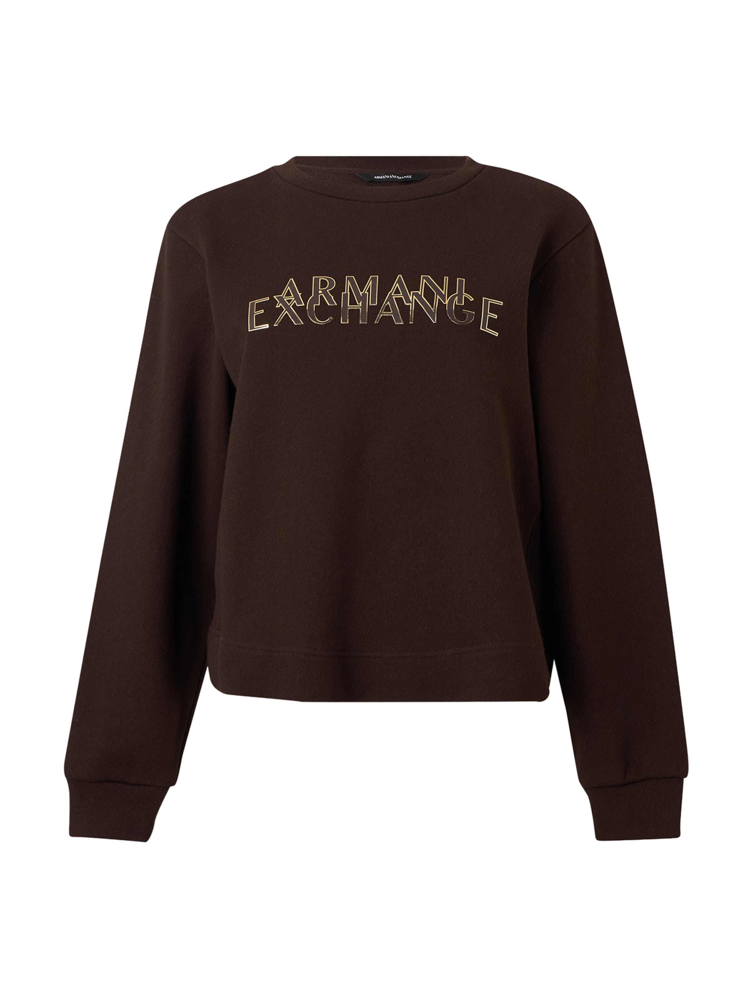 Felpa di ARMANI EXCHANGE in marrone: frontale