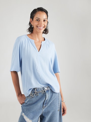 s.Oliver Blouse in Blauw: voorkant