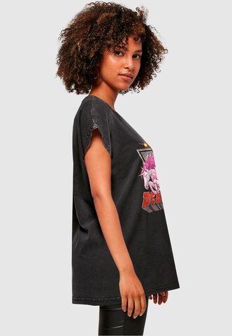 ABSOLUTE CULT T-Shirt 'Deadpool - Rides A Unicorn' in Schwarz