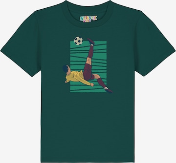 watabout.kids T-Shirt 'Fußball' in Grün: Vorderseite