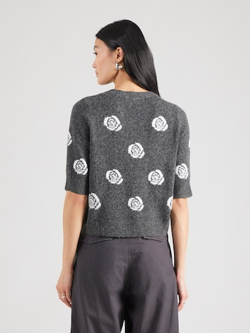 VERO MODA Pulóver 'VMDOFFY INTARSIA' - szürke