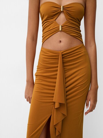 Bershka Dress in Brown