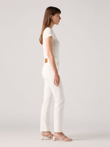 Regular Jean '724™ High Rise Straight' LEVI'S ® en blanc