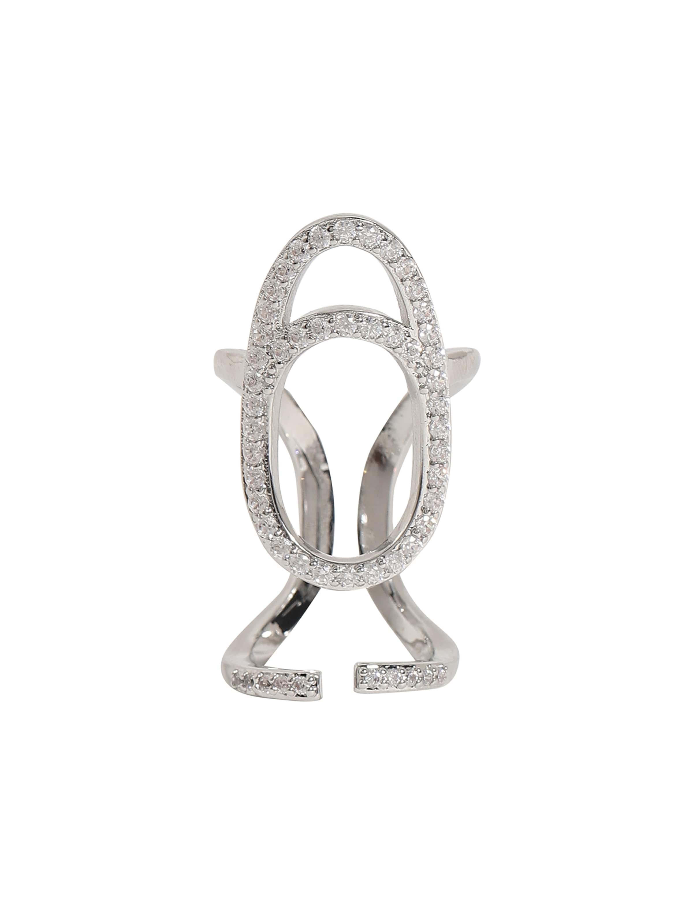 Anello 'Celestina' di SOHI in argento: frontale