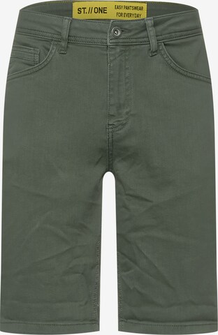 Street One MEN Regular Pants in Green: front