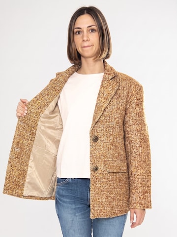 Blazer di wild pony in marrone