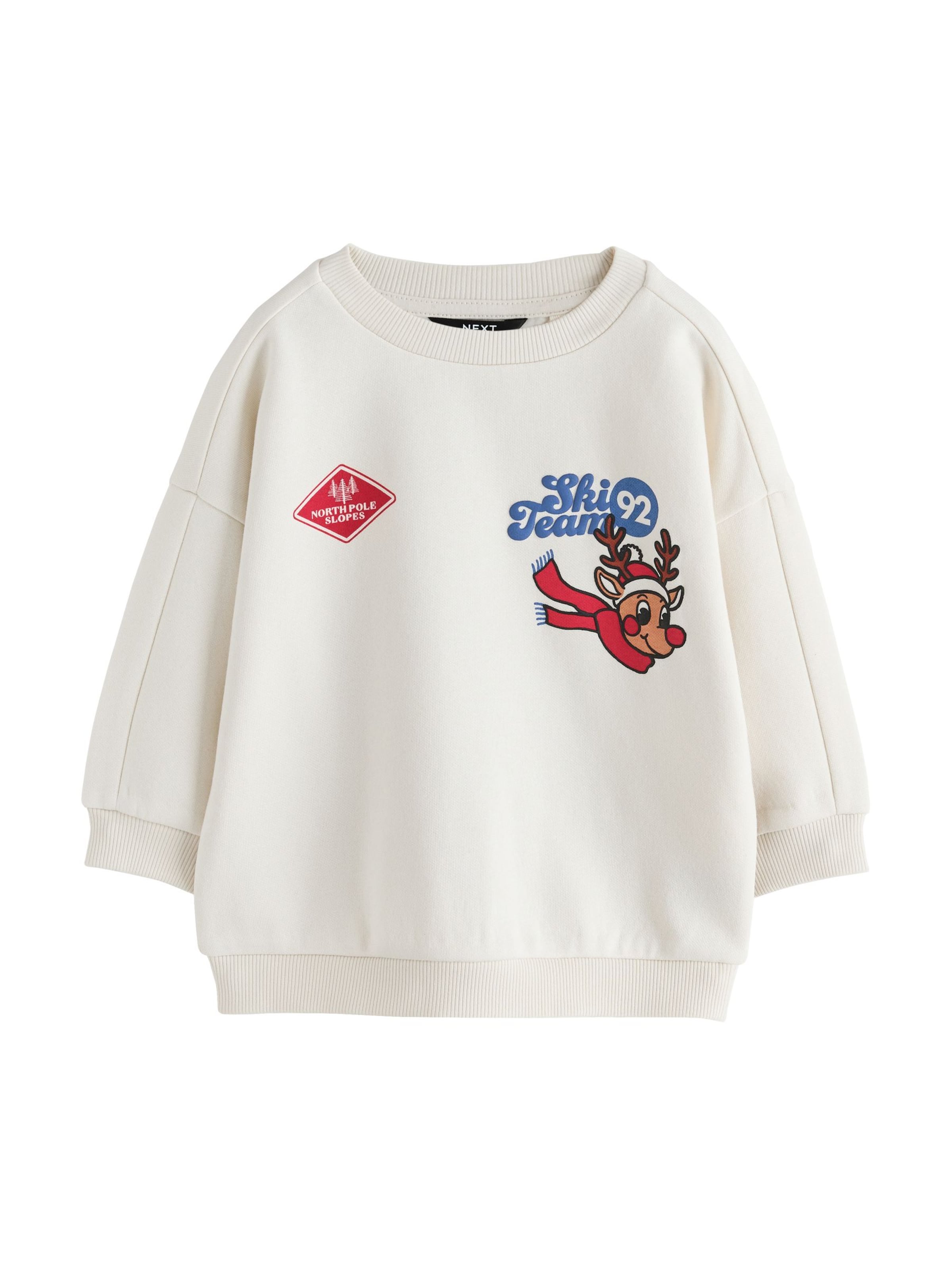 Next Sweatshirt i hvid: forside