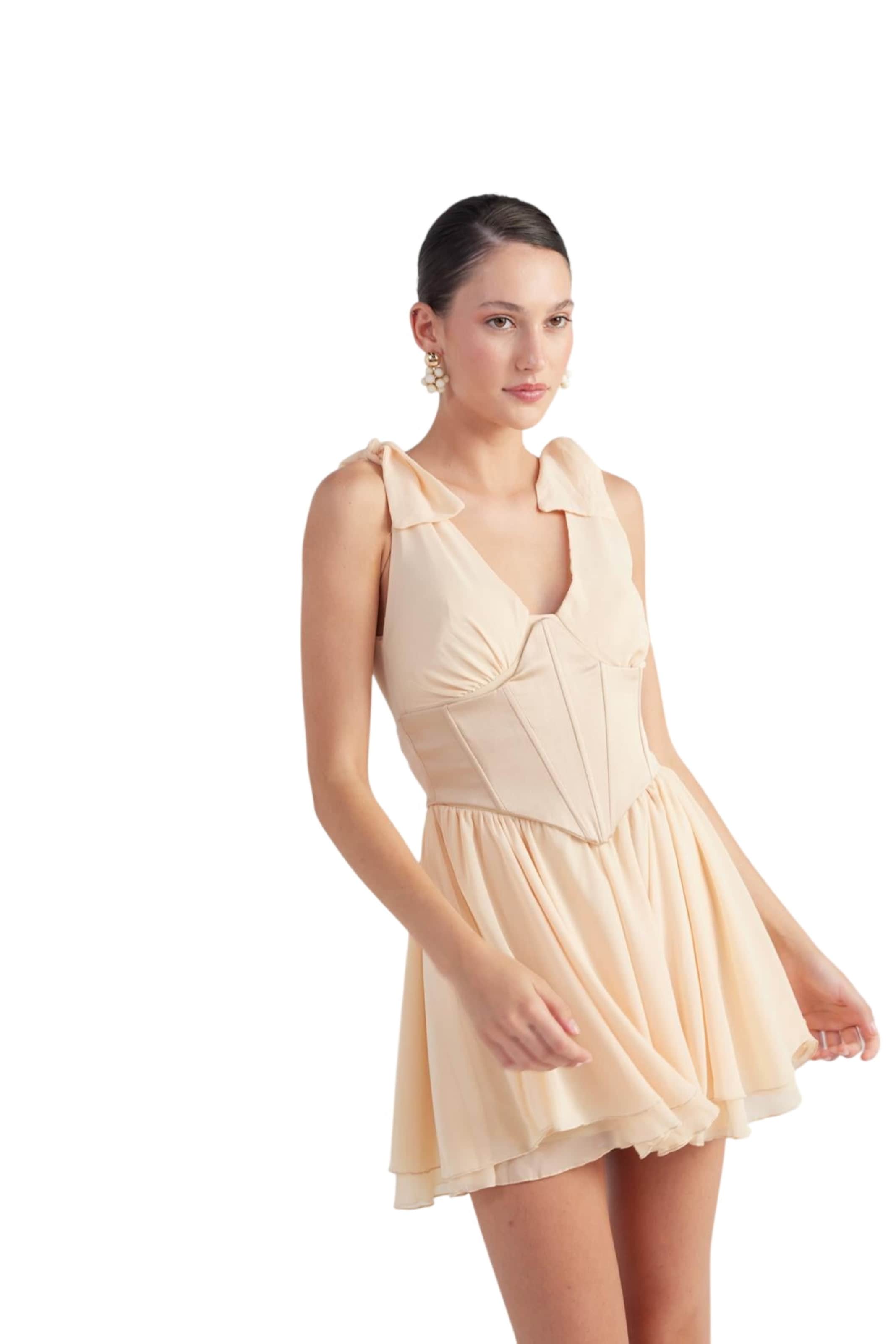 HOLLY LOLLY Sommerkleid in Beige