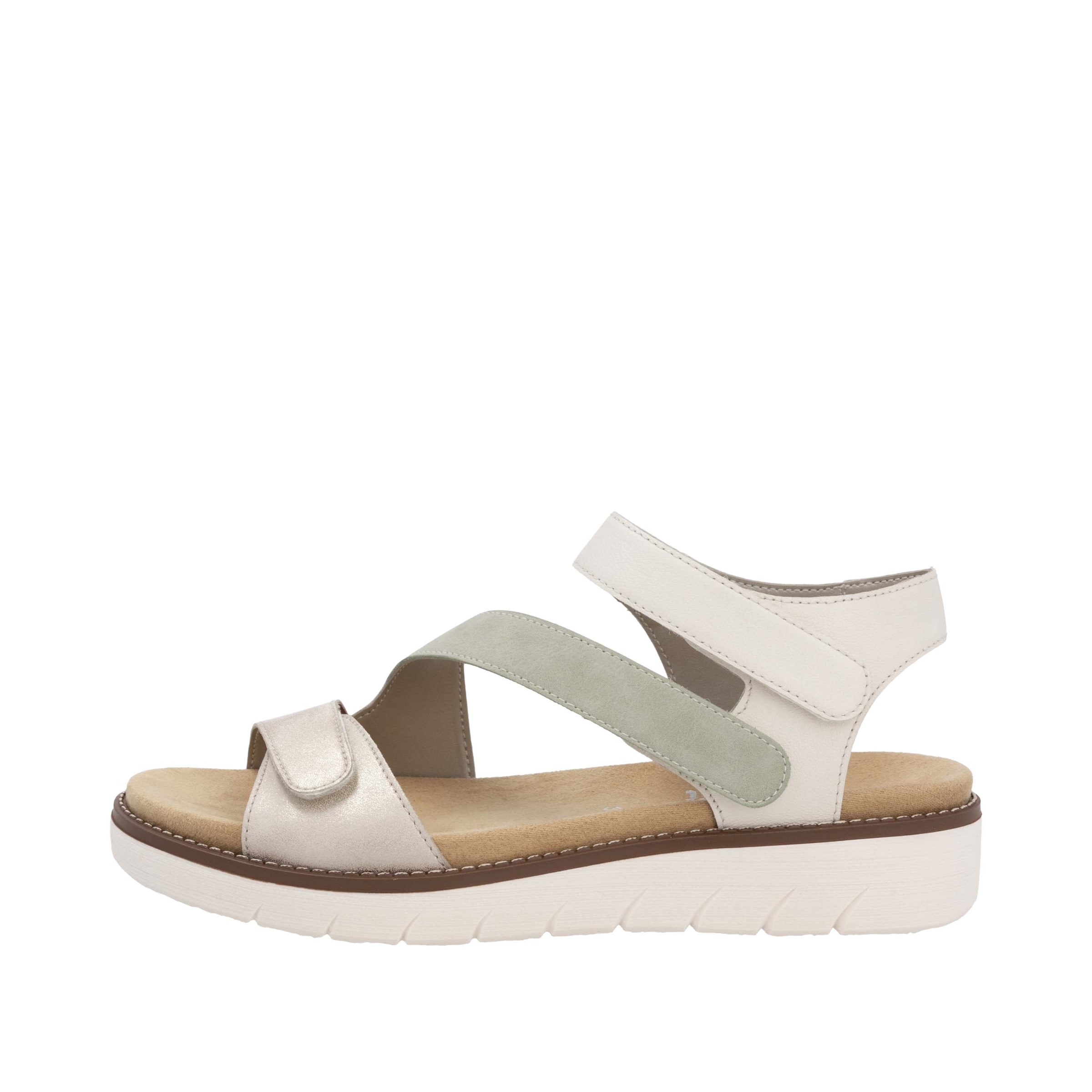 REMONTE Sandals in White: front