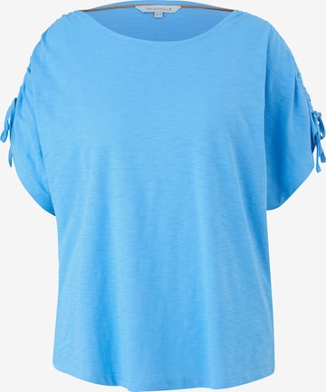 TRIANGLE Shirt in Blauw: voorkant