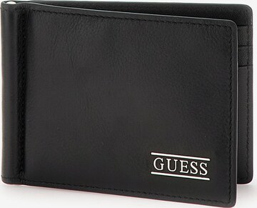 GUESS Wallet in Black: front