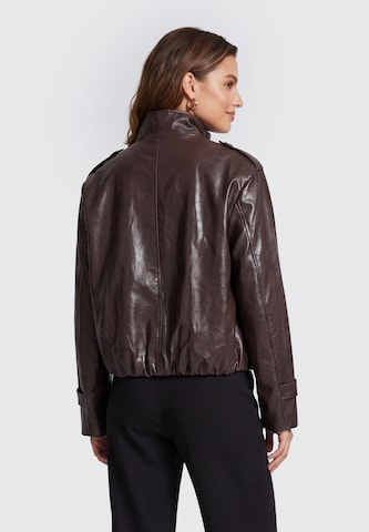 Veste mi-saison faina en marron